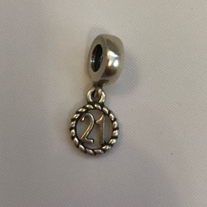 *Discontinued* Pandora “21st Birthday” Charm
